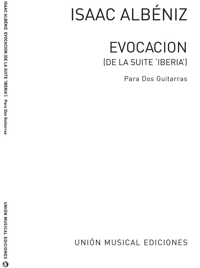 Albeniz Evocacion (llobet) 2 Guitars